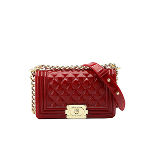 果冻包包女单肩斜挎包女小包菱