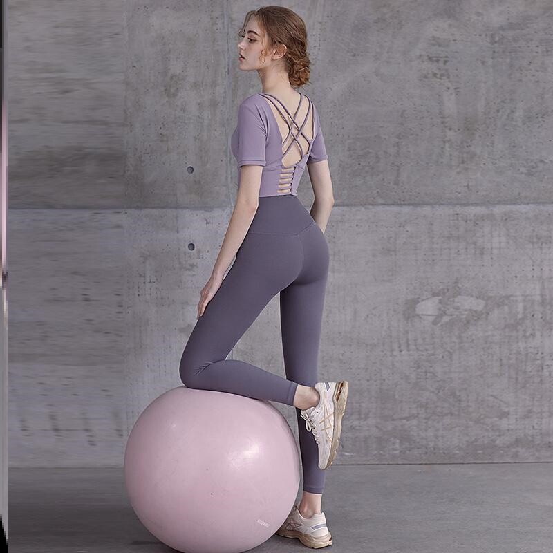 Yoga Clothing 2021 New Internet Red Color High Face Value Sportswear Gym Pants Gym Special Female Shade Lean