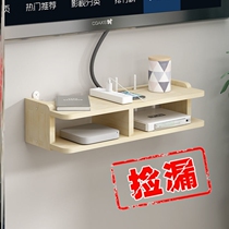 Bed head cabinet rental room with design sense suspended solid wood minimalist headboard shelf wall containing bracket partition