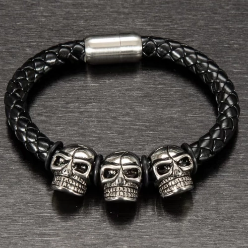 Плетеный модный браслет из нержавеющей стали, Германия