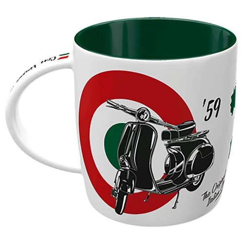 Итальянская кружка Vespa Home Office Desk Стол пить чашка кофейная чашка керамическая чашка