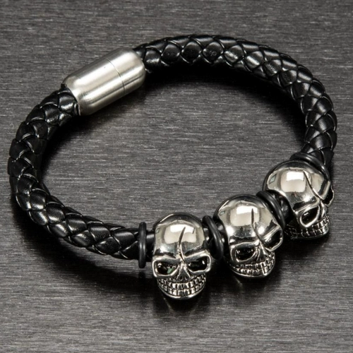 Плетеный модный браслет из нержавеющей стали, Германия