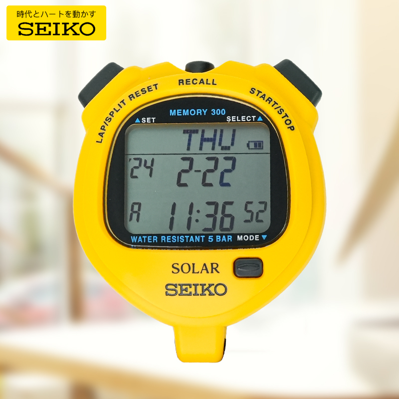 Seiko Japan Seiko Electronic Timer for Sports Competitions, Athletics, and Exams, Professional Stopwatch