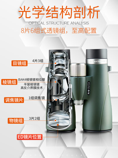 Panda-Fernglas, leistungsstarkes, hochauflösendes Nachtsichtgerät in professioneller Qualität, auf der Suche nach Bienen und Wespen, Konzert-Vogelbeobachtungsbrille