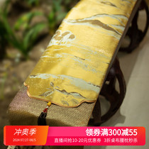 Chinese style guzheng cover cloth fabric mountain flowing water dust cover cover cloth Zen style high-end embroidered piano cover guzheng cloth