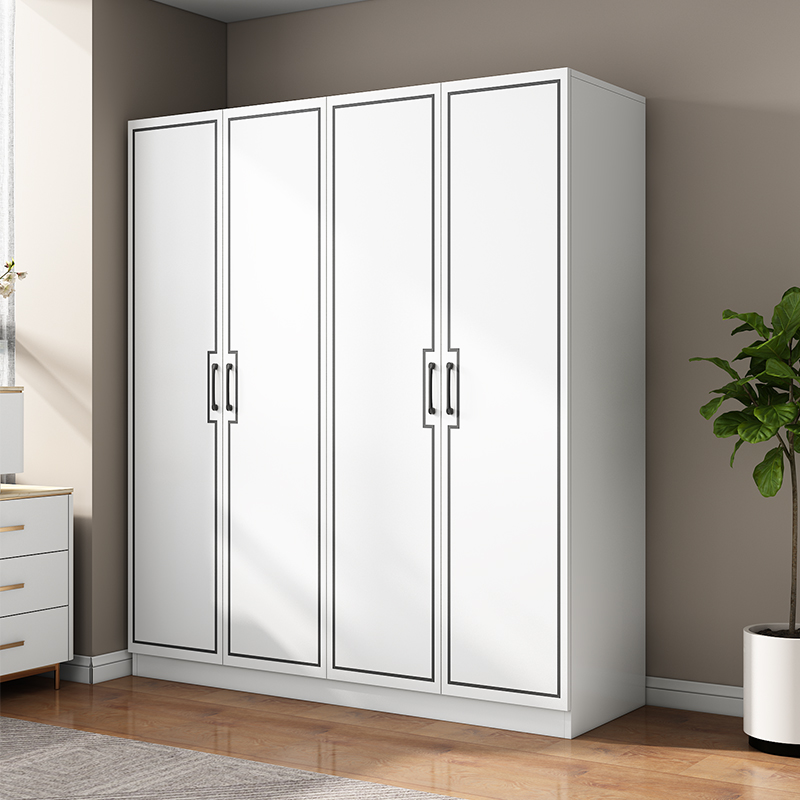 Simple wardrobe Home Bedroom rental room with minimalist modern Economy Type of real wood Children small family Grand closet-Taobao