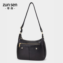 Leather middle-aged mother shoulder shoulder bag women bag 2021 New Old soft leather head layer cowhide leather large capacity bag