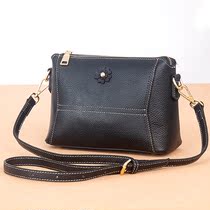 Leather vintage Women bag 2021 spring new simple bucket bag Joker texture cowhide shoulder shoulder bag