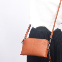 Leather middle-aged mother shoulder bag women bag 2021 New Fashion simple head layer cowhide foreign style shoulder small bag