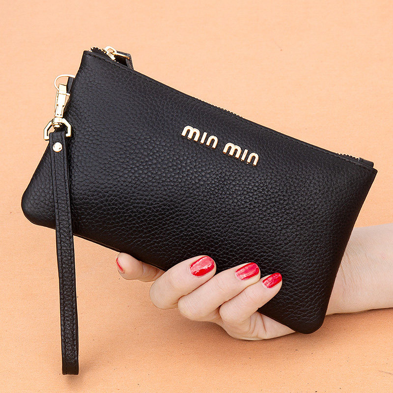 Wallet woman holds bag leather long - term 2023 new lady's handbag pocket and bag wallet lady grab bag wallet soft hand