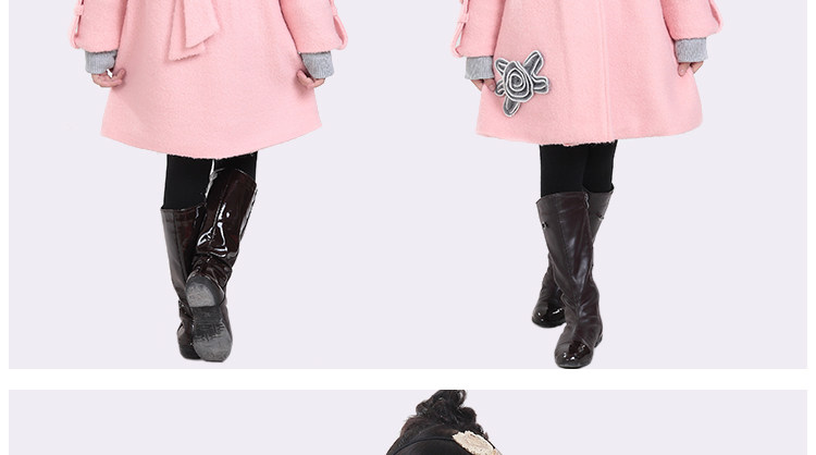 Manteau pour fille en laine - Ref 2162389 Image 81