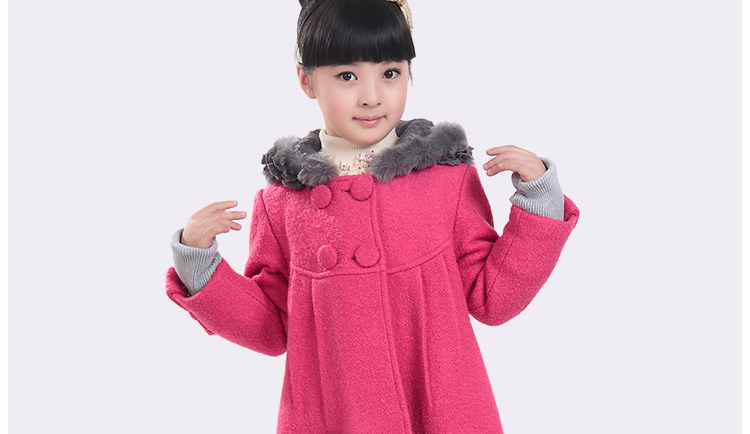 Manteau pour fille en laine - Ref 2162389 Image 63