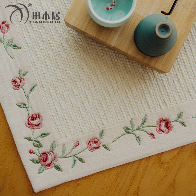 Linen Sofa Mat Brief Modern Seasons Universal Cloth Art Anti Slip Cushion Cotton Linen Thicken Combined Sofa Towels to do-Taobao