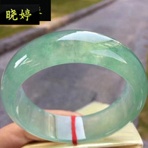Xiaoting Jade light green jade bracelet female girl Jade bracelet oil green jade bracelet jade bracelet ice female