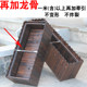 Rectangular wooden flower pot carbonized wood flower box outdoor planting box outdoor balcony planting pot terrace garden solid wood