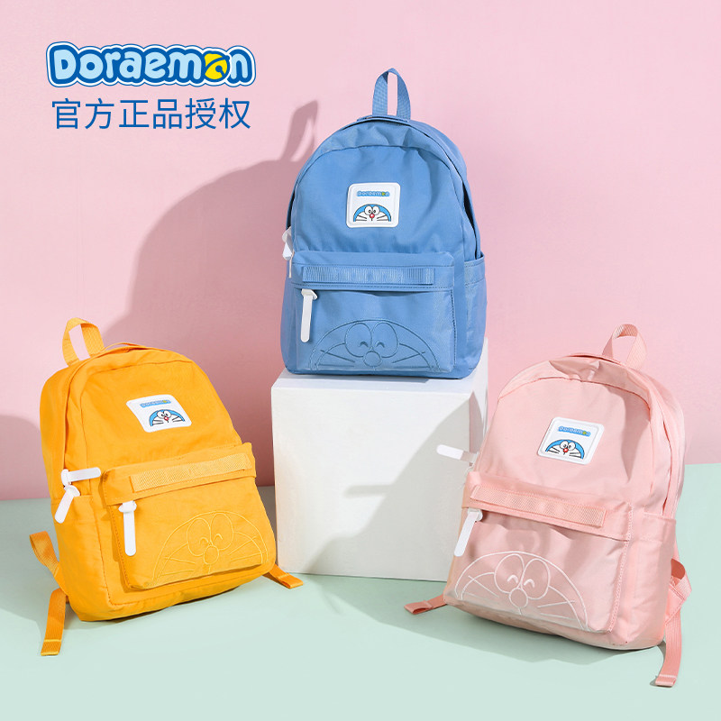 Doraemon backpack first and second grade schoolbag female kindergarten primary school children ultra-light waterproof backpack