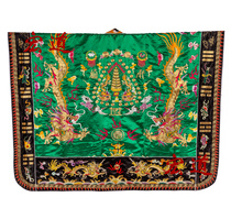 Taoist clothes Taoist clothing short coat gossip hat token Lotus Crown full gold imitation handmade double dragon suit