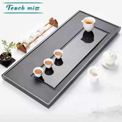 Touch Miss simple natural whole stone home living room tea table tray big Tea Sea with Wujin Stone tea tray