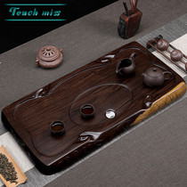 Touch Miss whole piece ebony tea tray solid wood tea table log home large drainage simple Kung Fu Tea Sea