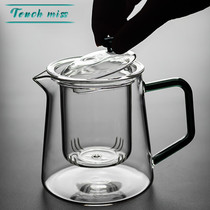 Touch Miss glass teapot heat-resistant bubble teapot high temperature Health cooking teapot kettle set scenting tea maker