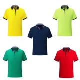 Летняя цветная футболка polo для работы для отдыха, рабочая одежда, короткий рукав, делается под заказ, с печатью вашего логотипа