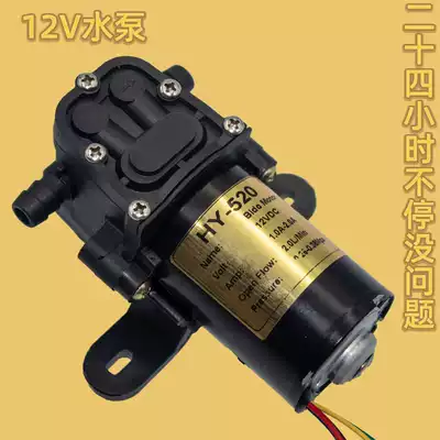 Brushless motor 12V DC brushless small water pump Diaphragm pump Miniature self-priming pump Small water pump for 24 hours