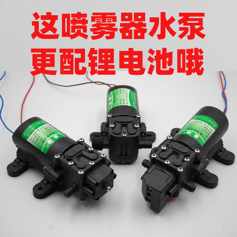 Lithium battery type electric sprayer water pump accessories motor tiger jump electric pump 12v low power lithium small water pump