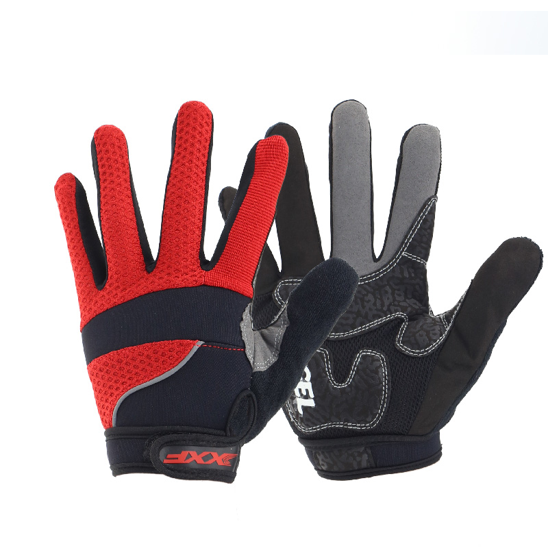 Clearance processing broken code full finger bicycle windproof gloves Winter sports gloves Warm full finger palm non-slip