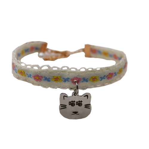 Летний колокольчик, ожерелье, чокер, кот, домашний питомец