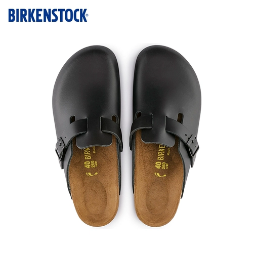 BIRKENSTOCK Беркен Германия импортировала мужская и женская кожаная пробка за пределами тапочек Бостона Баоту