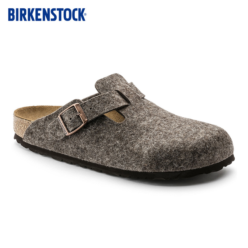 Birkenstock German Imported Wool Felt Outdoor Cork Boston Clogs for Men and Women