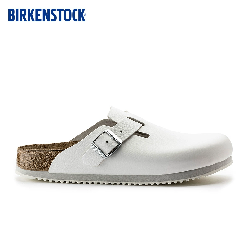 【Bán trước】 BIRKENSTOCK Baotou Cork Dép đi trong nhà cho nam và nữ Giày đầu bếp thoải mái Dòng Boston 