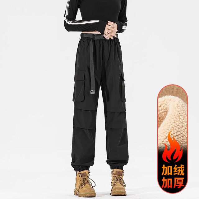 German Diverse Outdoor Softshell Pants for Women, Suitable for Travel, Hiking, Skiing, Mountaineering, Windproof, Waterproof, Fleece-Lined Work Pants for Men