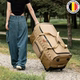 German Diverse Outdoor Large-Capacity Trolley Bag Backpack Thickened Storage Bag with Wheels Camping Equipment Travel Bag