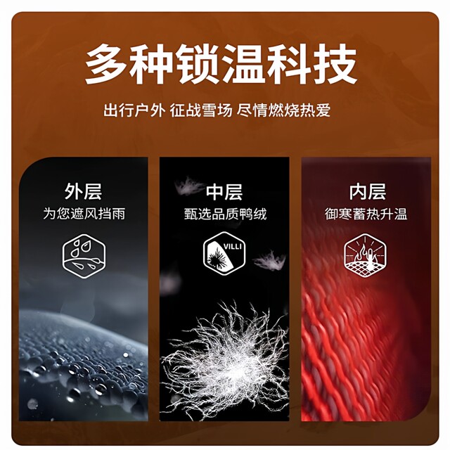 German Diverse Jacket with down Liner, Three-In-One Detachable 2025 New Winter Outdoor Mountaineering Suit