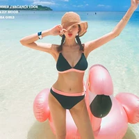 Ngực nhỏ Hàn Quốc tụ tập áo tắm gợi cảm bên bờ biển ngực lớn chia đôi bikini kỳ nghỉ ba điểm nữ nóng bỏng - Bikinis áo tắm đẹp 2021