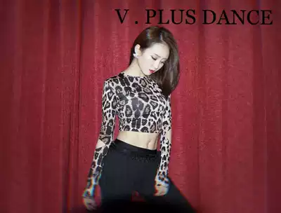 V PLUS DANCE high snow Latin DANCE personality BAO WEN long sleeve top DANCE practice uniforms women