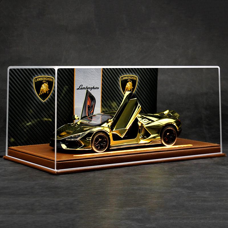 1:24 Lamborghini Aventador Alloy Supercar Cool Model Gift for Boyfriend's Birthday or Valentine's Day, Collectible Display Piece