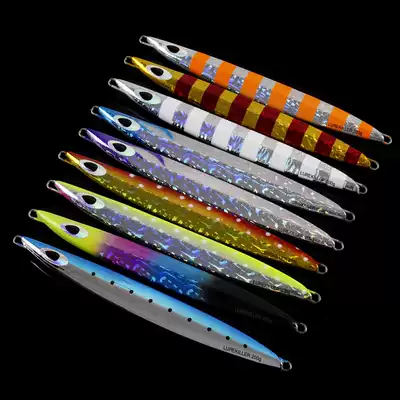 LUREKILLER luminous fast pumping iron plate bait 160-200 gram South oil clear needle long sea fishing lead fish jigs