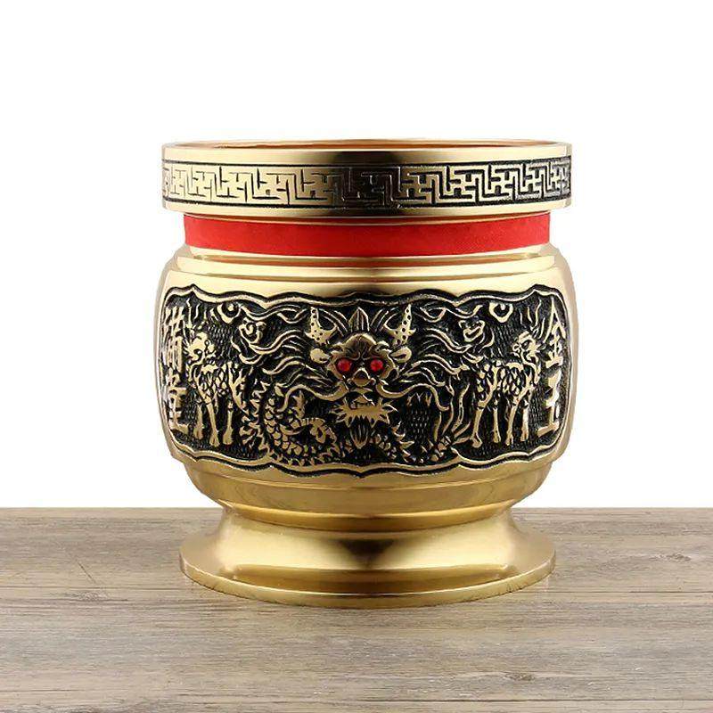 铜香炉纯铜大号特大薰香炉16寸-28寸光身纯铜香炉宣德炉寺庙佛具