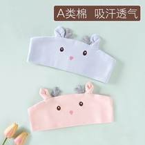 Maternity confinement hat summer thin headband turban pure cotton July 8 big head circumference cute summer spring and autumn