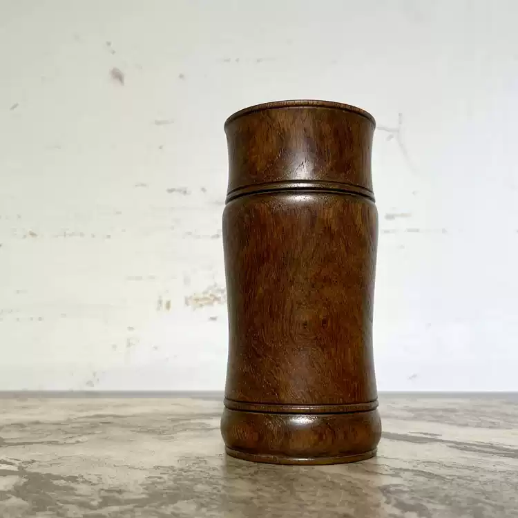 古董老黃花梨筆筒老木器傳世清代海南黃花梨大筆筒老文房古玩老貨
