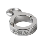 Безвредный сверхлегкий браслет на ногу из нержавеющей стали, делается под заказ