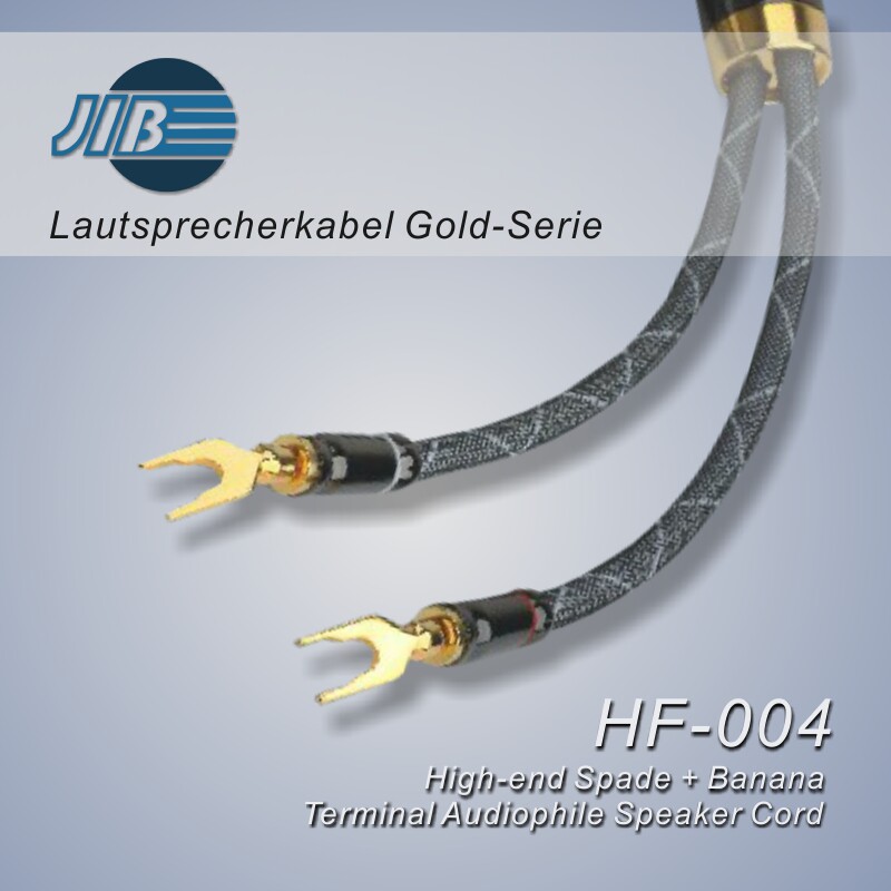 JIB HF-004 German Python hi-end speaker cable 6N high-fidelity finished audiophile speaker cable