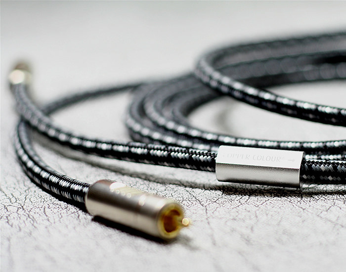 Copper Color Copper Color SUB-MOON Night God Audio Subwoofer Line Single Crystal Copper Gun Line