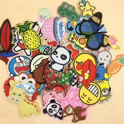 Explosive children's hole stickers repair clothes pants a variety of cartoon anime cloth stickers can be sewn can be hot collection