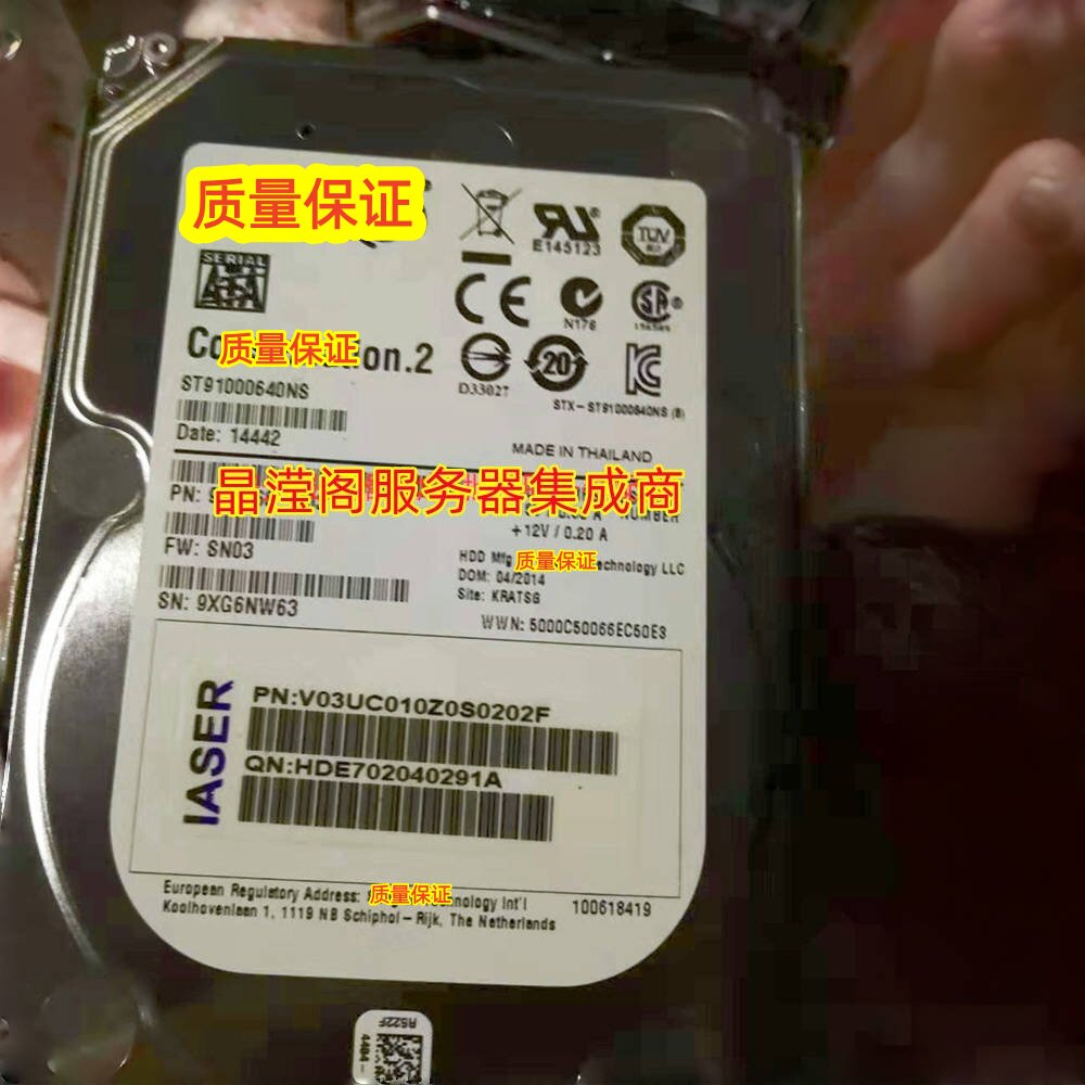 Жесткий диск Wave 1T SATA 7.2 K 2.5 ST91000640NS NF5270 NF5280 M3 M4 Изображение 1