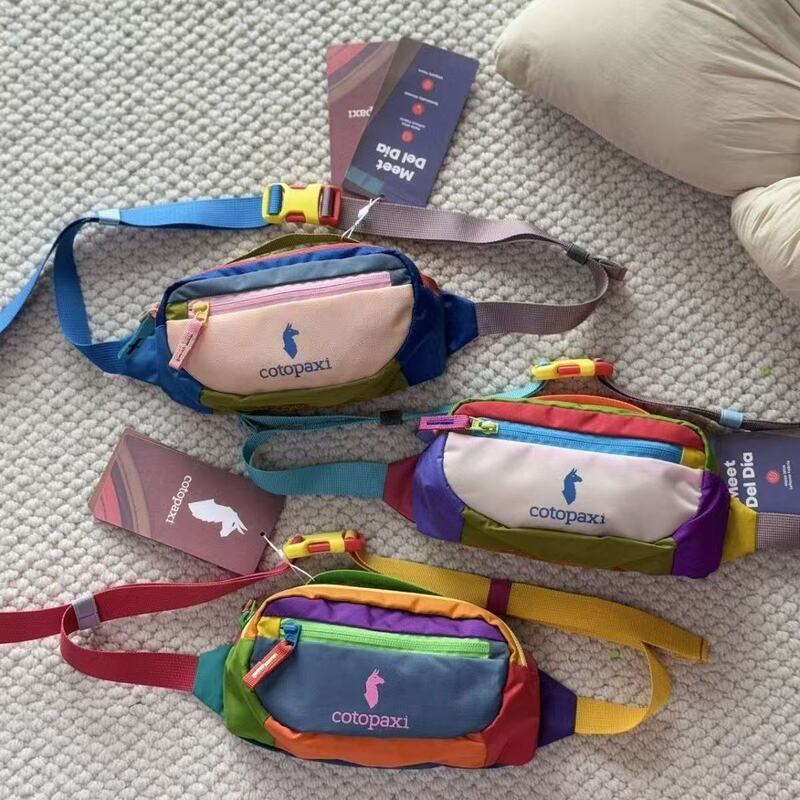 New Alpaca Bag, Casual Balm Color Series, Popular Unisex Waist Bag, Crossbody Chest Bag, Large Capacity, Lightweight for Outdoor Sports