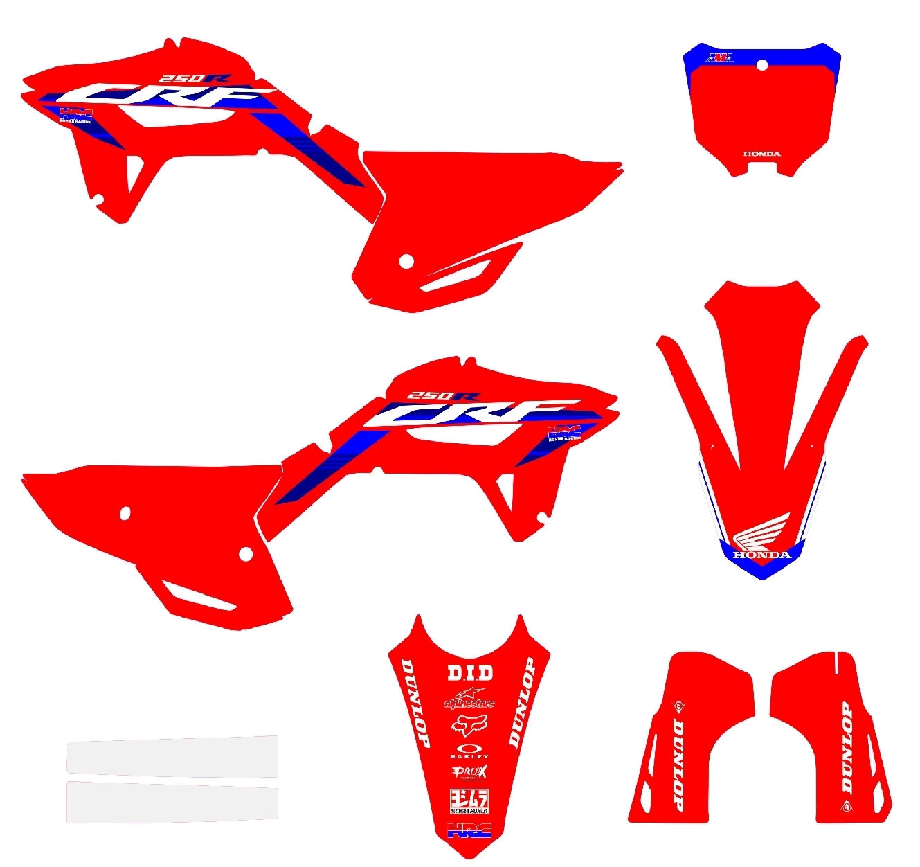 20 21 22 23 24 CRF 250R 450R RX внедорожный мотоцикл CR85 наклейка на пленку автомобильная наклейка Изображение 1