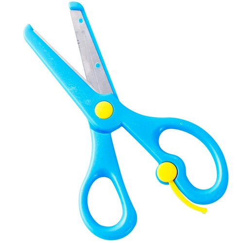 Детские безвредные безопасные универсальные пластиковые ножницы для раннего возраста, оптовые продажи